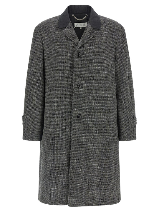 Single-Breasted Coat Coats And Trench Coats Gray