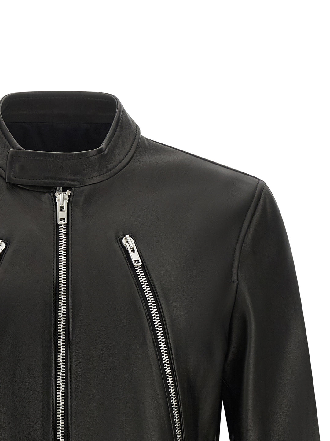 Maison Margiela 5-Zip Puffer Jackets - Black | ee0120c4d5e16fa2a16fb67beede2170ada10a1d