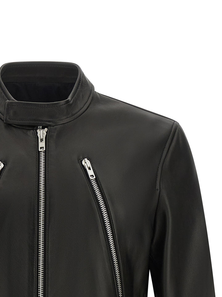 Maison Margiela 5-Zip Puffer Jackets - Black | ee0120c4d5e16fa2a16fb67beede2170ada10a1d