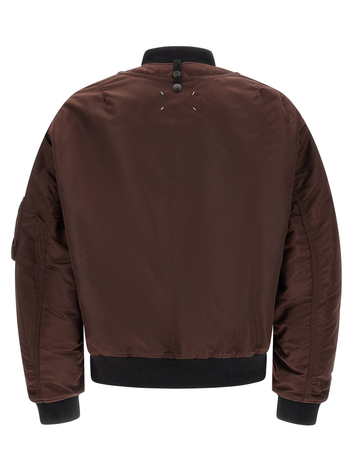 Maison Margiela Reversible Bomber Jacket Puffer Jackets - Multicolor | 59f9a87cc338b2553cf9effc00578cbf89b285bd