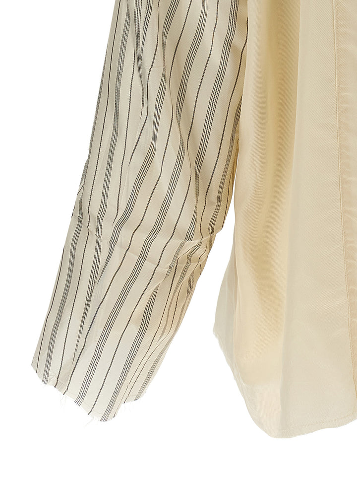Maison Margiela Anonymity Of The Lining Shirt and Blouse - Beige | e2a523a66f731928920182b92c46f6c15fd853bf