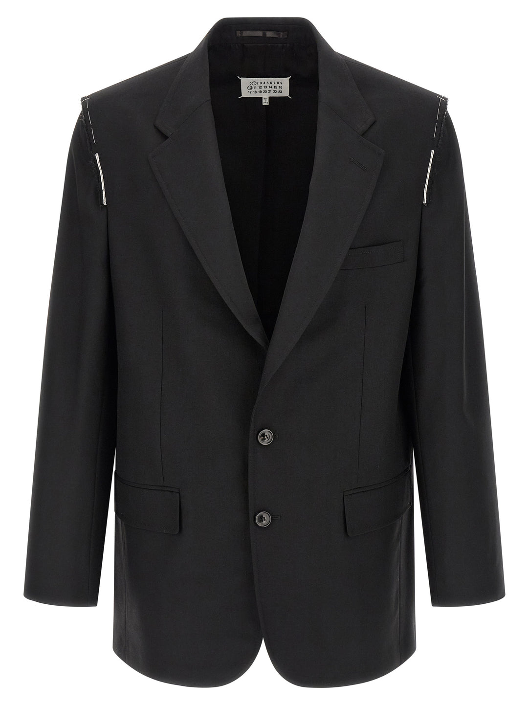 Maison Margiela Single-Breasted Blazer - Black | d9cc37cbe9ee1bc3b3c02359bc48fb597b2f503e