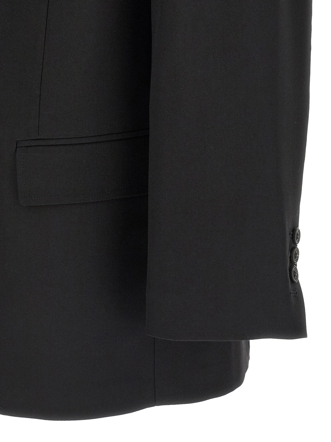 Maison Margiela Single-Breasted Blazer - Black | 8bedae6b33f61fb6c59143d8f6b63d3455e61ce6