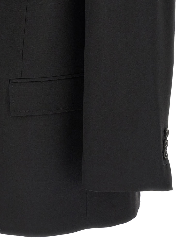 Maison Margiela Single-Breasted Blazer - Black | 8bedae6b33f61fb6c59143d8f6b63d3455e61ce6