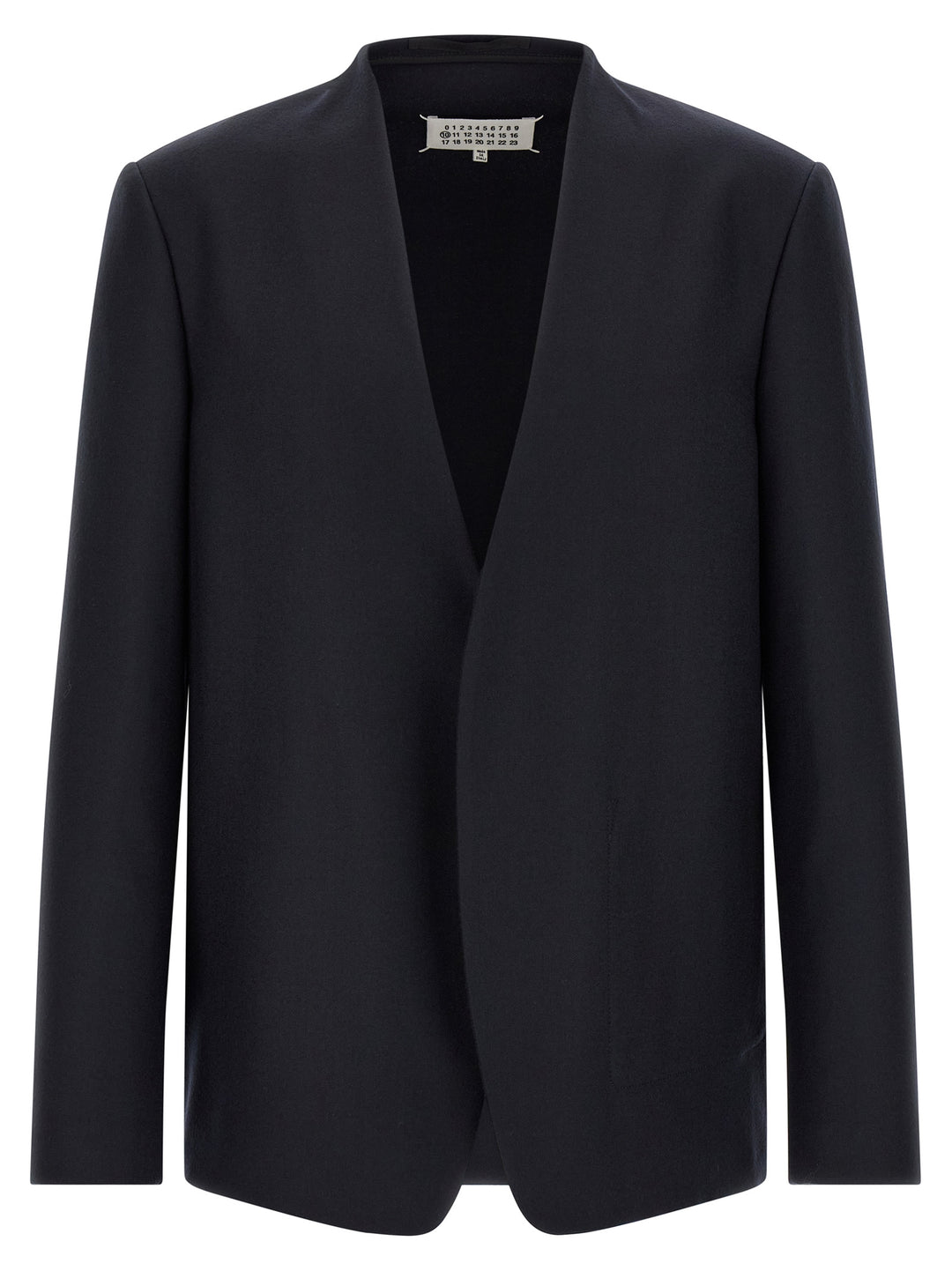 Maison Margiela Minimal Blazer - Blue | f007040c672f2f9fd90ba9848e4b645366c3691b