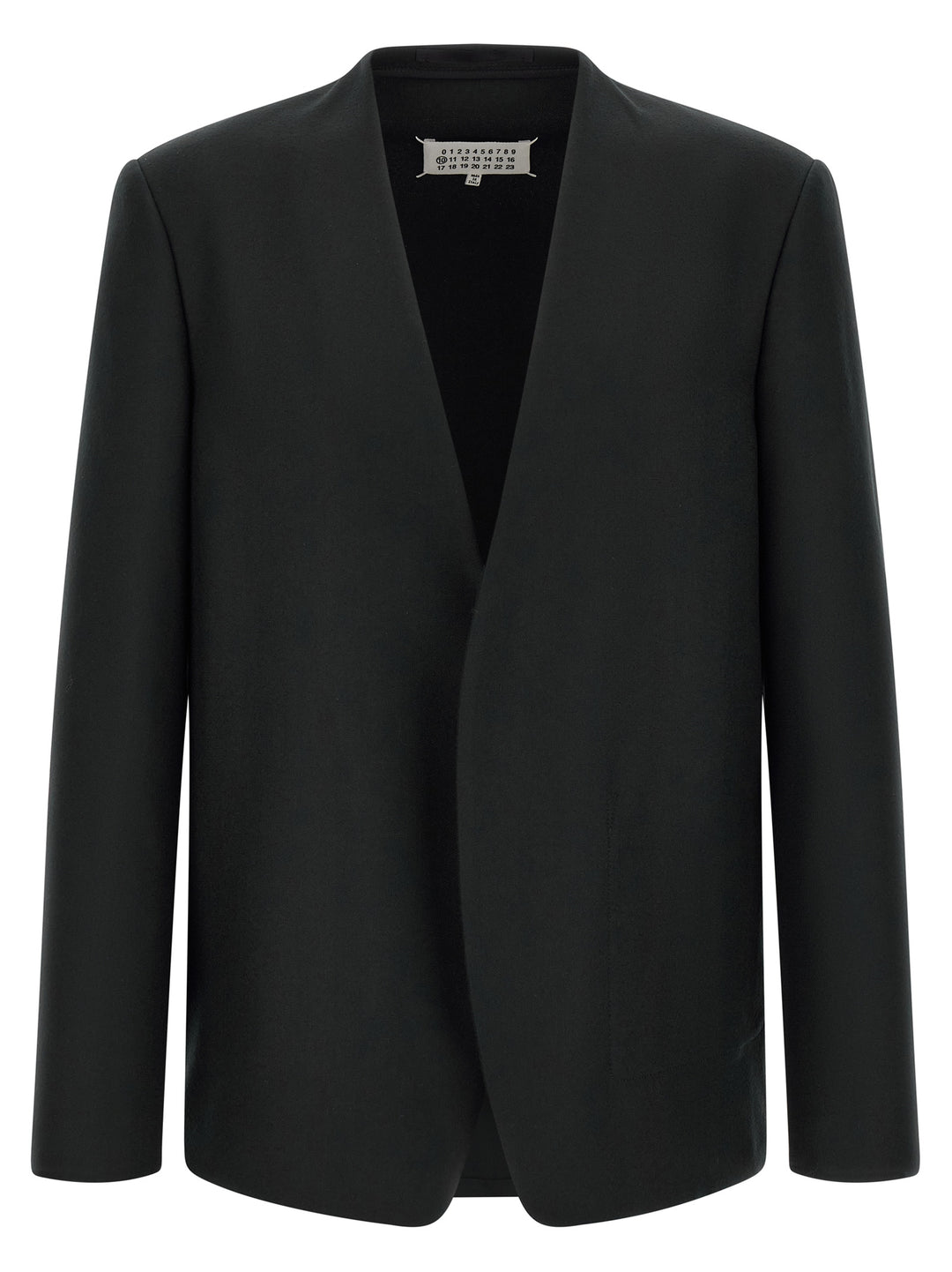 Maison Margiela Minimal Blazer - Black | 8804d16fa8d88f7248cd126870f4e0ca076d5680
