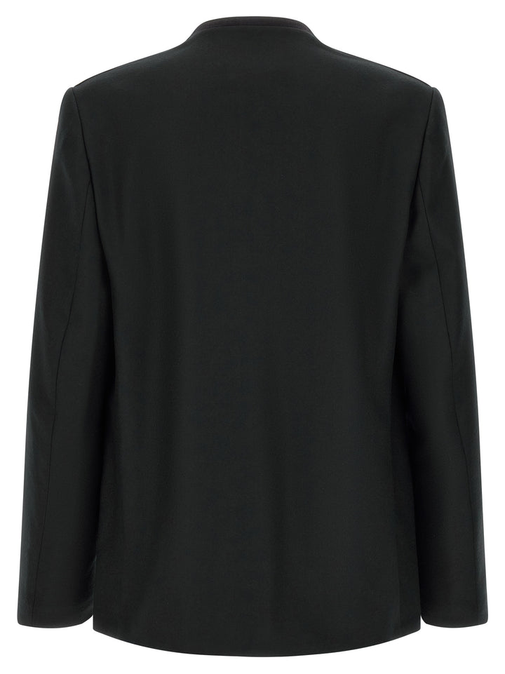 Maison Margiela Minimal Blazer - Black | d1ce9ca1e299e4a7b599e09906e71a869ccde1a8
