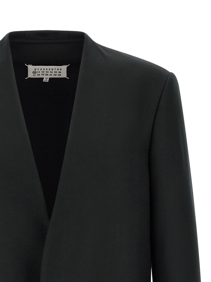 Maison Margiela Minimal Blazer - Black | fc4f7c80ee6696701593a85a44d6b49762729a5f