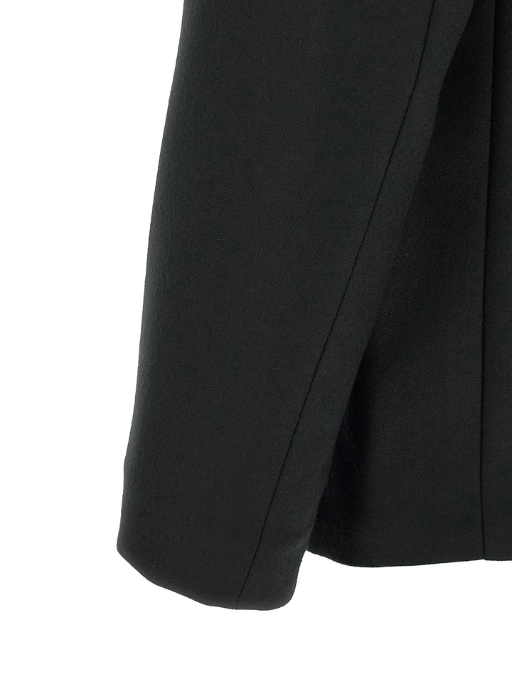 Maison Margiela Minimal Blazer - Black | a7486d9668be6dd38115172290652827d16d8aae