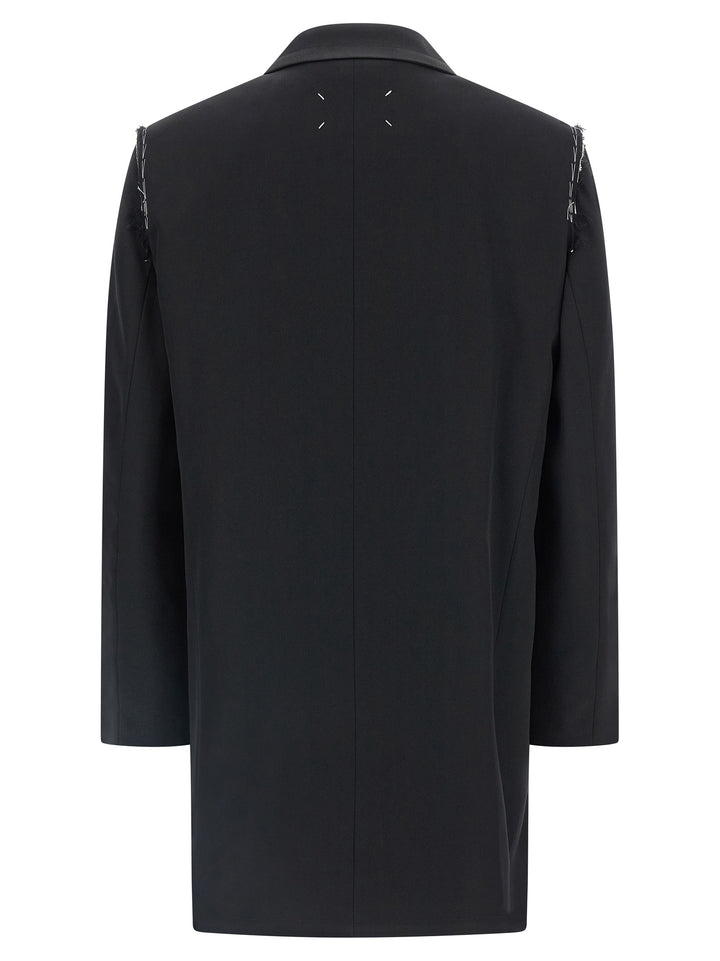 Maison Margiela Removable Inner Coat Coats and Trench Coats - Black | 846350d48e74d29fff71a5df6bfdf103237461cf