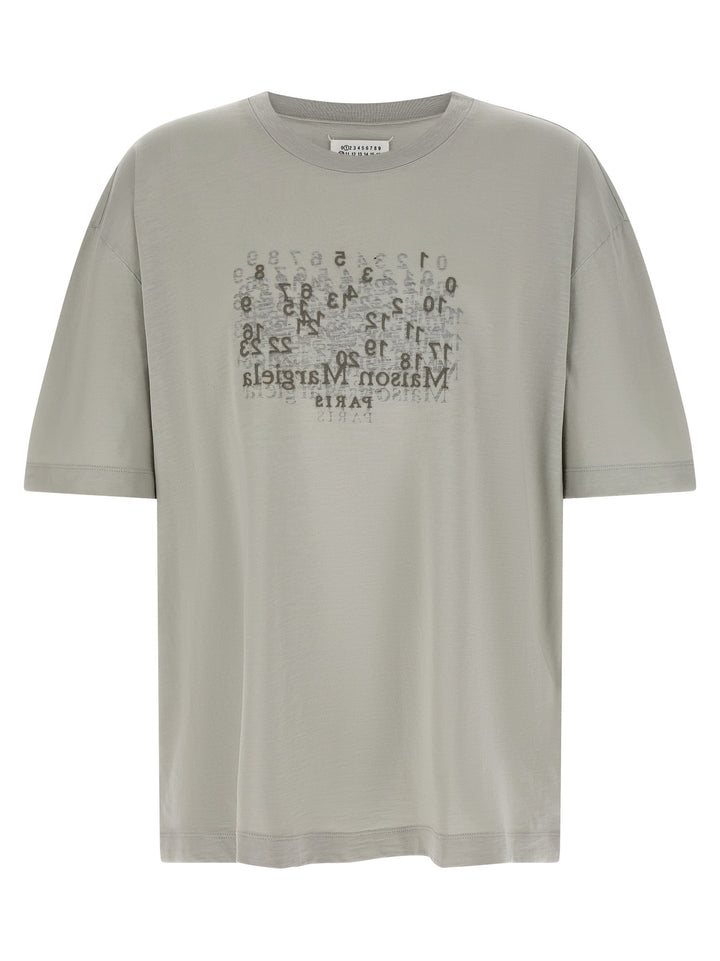 Maison Margiela Numerical T-shirt - Gray | 0f172993c568f1b001541bf6358a106ec2a6e3c2