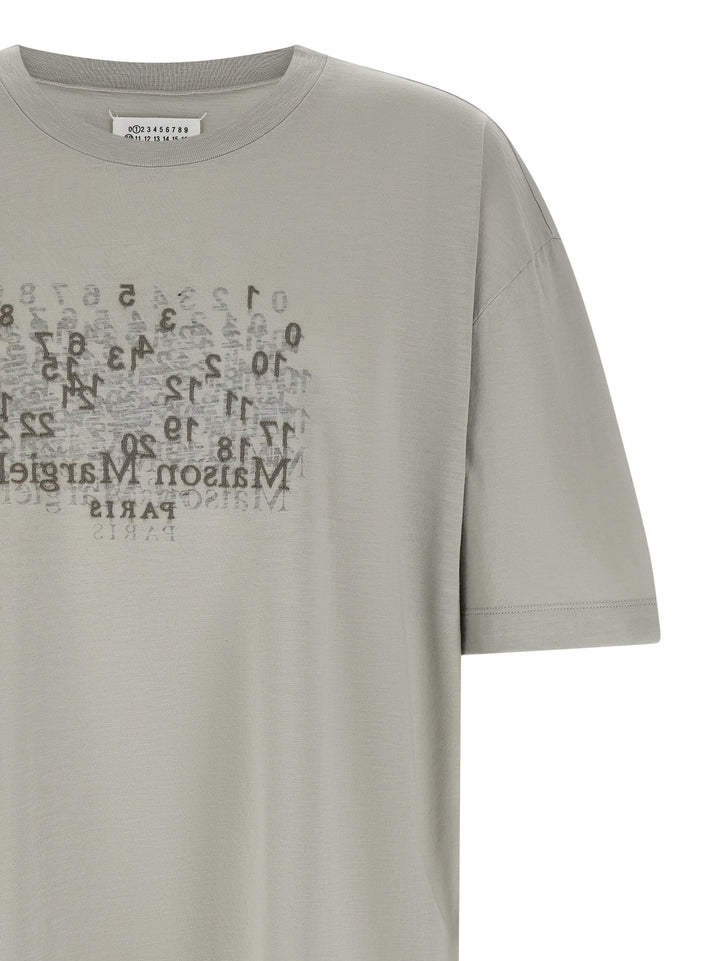Maison Margiela Numerical T-shirt - Gray | dfc88550872776e651a4ed42410ca01bc28d1ccc