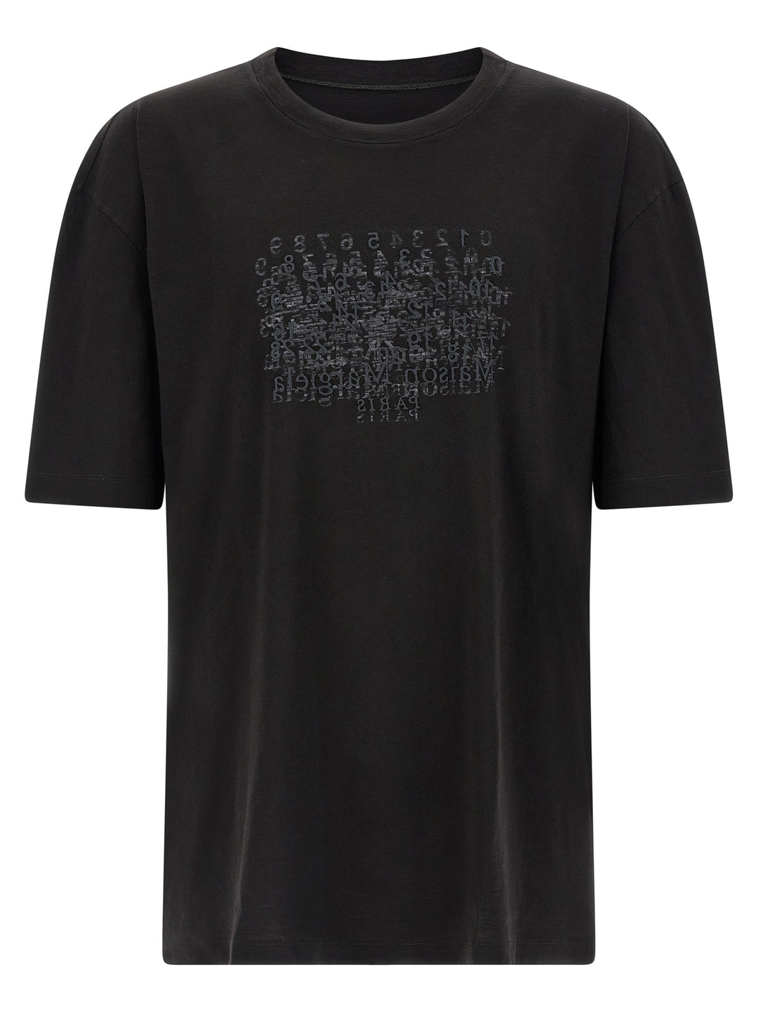 Maison Margiela Numerical T-shirt - Black | ed9577d144ae32ca2259498bc1f1c2777df34b85