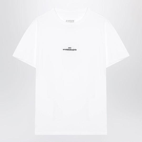 White Cotton T-Shirt With Logo