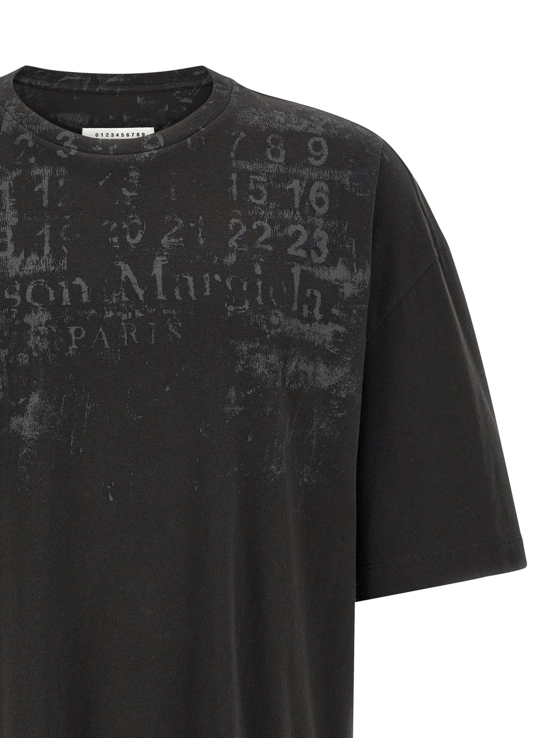 Maison Margiela Numeric T-shirt - Black | 14878680b0c8ae591551ce5c56c56fffd705c05d