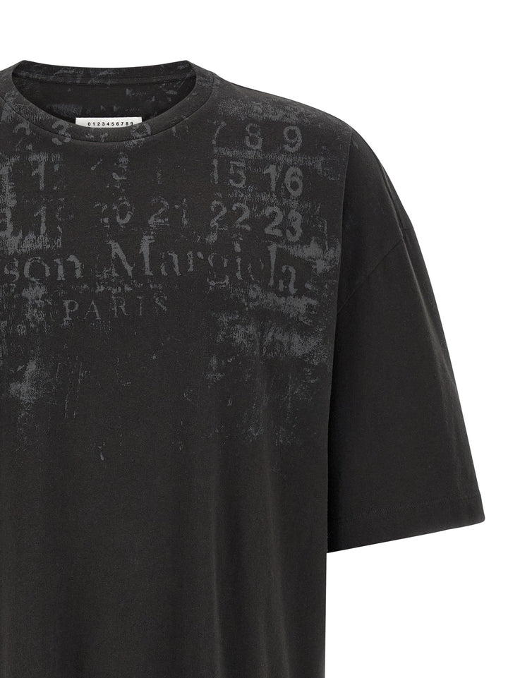 Maison Margiela Numeric T-shirt - Black | 14878680b0c8ae591551ce5c56c56fffd705c05d