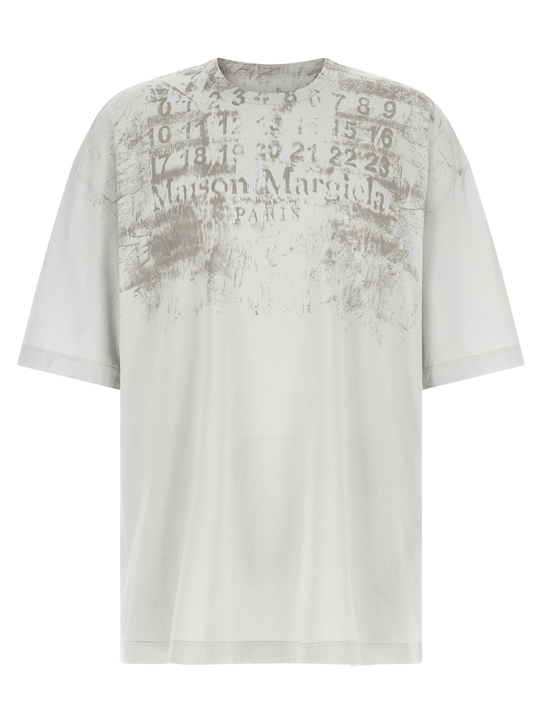 Maison Margiela Numeric T-shirt - Gray | fdb1fcc75c1afedde7ddd1afcb060ed236ae9496