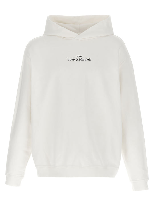 Logo Hoodie Sweatshirt White