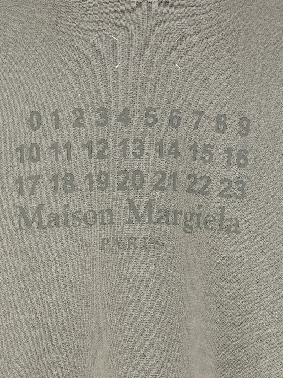 Maison Margiela Numeric Signature Mm6 Sweatshirt - Gray | cdafba50a69f1e60c4beae6e3d053c31b8dd4fc5