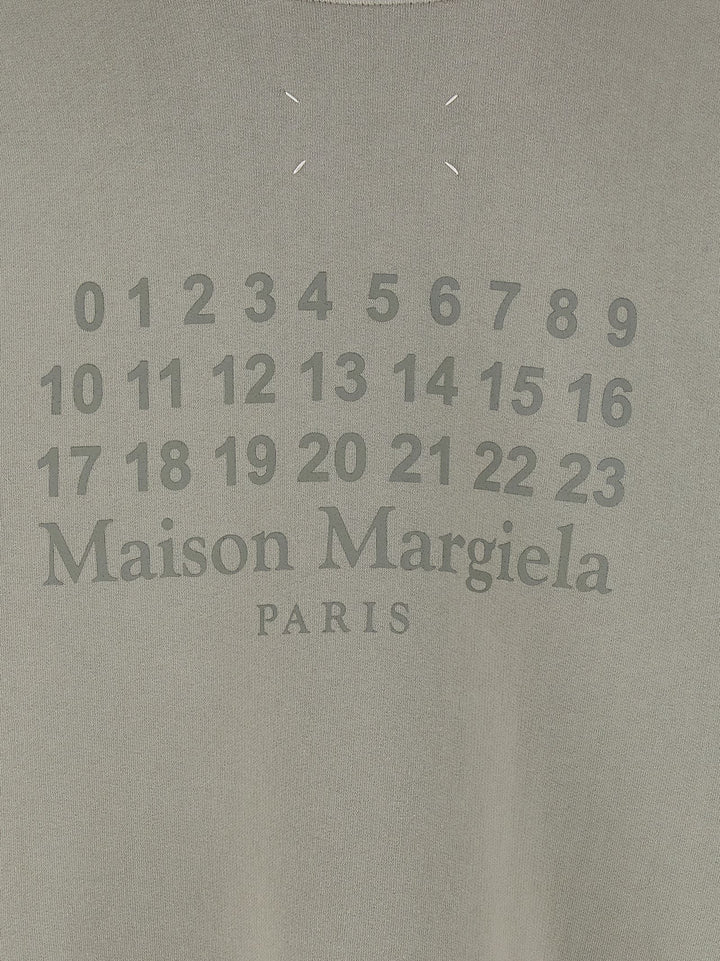 Maison Margiela Numeric Signature Mm6 Sweatshirt - Gray | cdafba50a69f1e60c4beae6e3d053c31b8dd4fc5