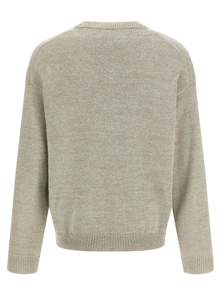 Maison Margiela Bouclé Sweater Sweaters and Cardigans - Beige | 3acceddc5e67f0e816a17cbc03f137a0a65c5aee
