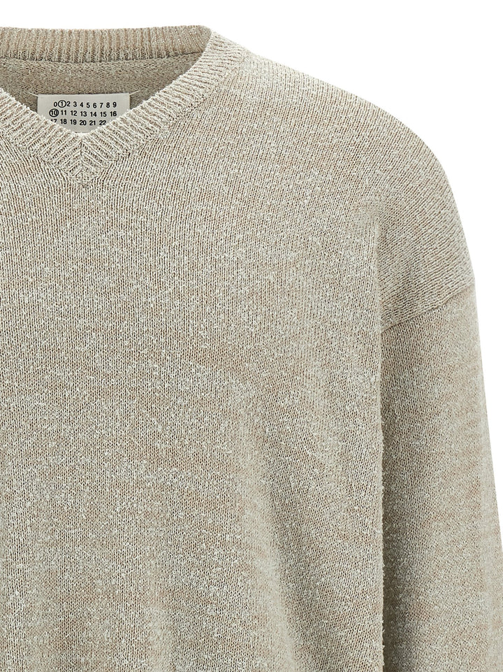 Maison Margiela Bouclé Sweater Sweaters and Cardigans - Beige | 2e8e91633c8c75e592dc58fcdb33860140e28b3e