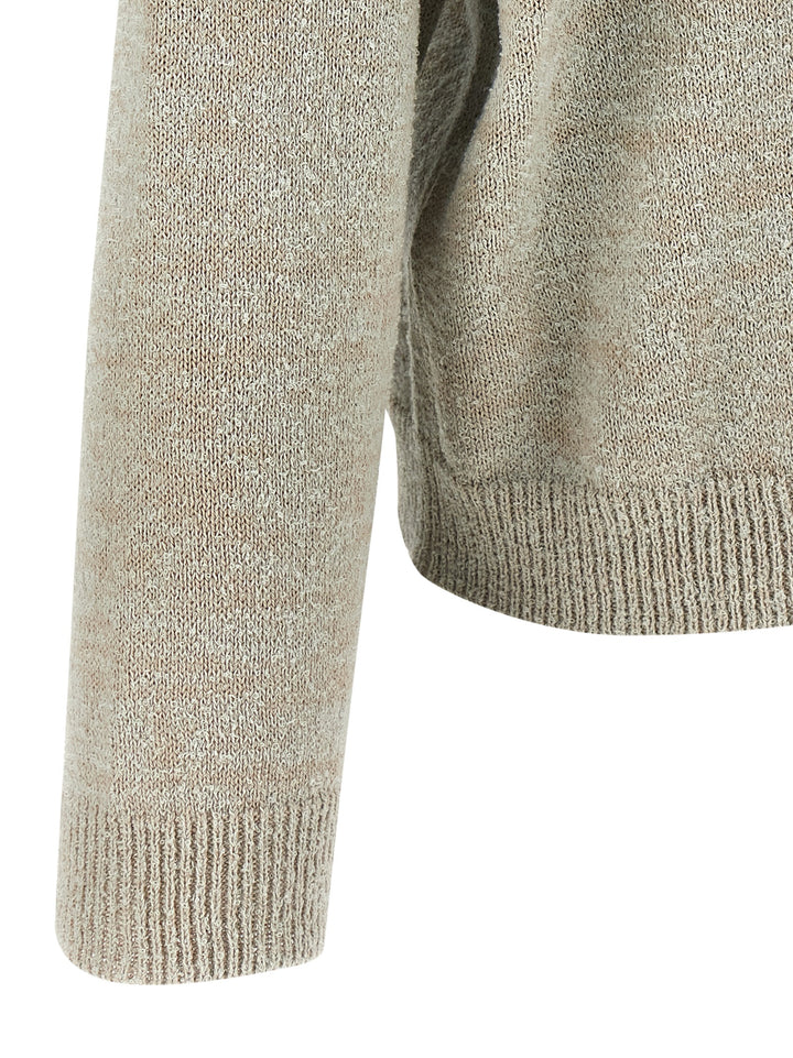 Maison Margiela Bouclé Sweater Sweaters and Cardigans - Beige | b19361a5d23c8353ef509a7f438cf7578b532347