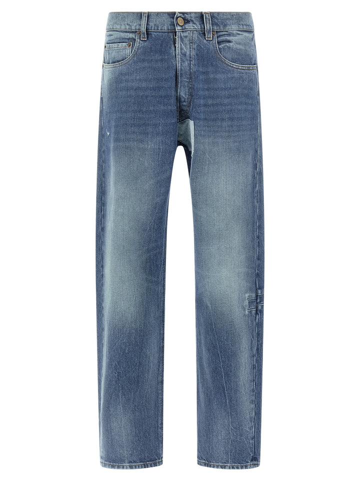 Maison Margiela Patch Jeans - Blue | 81ec45f5d6a1d4941573270f5845904ee2c255d8