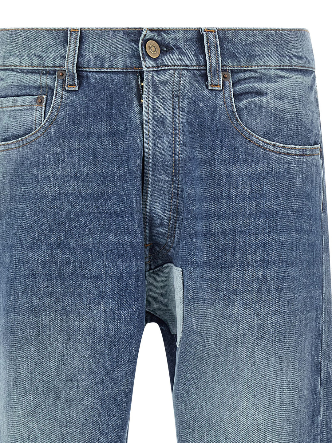 Maison Margiela Patch Jeans - Blue | b3f4ece38bb2efaf72cdf17eea6a089e11cb8486