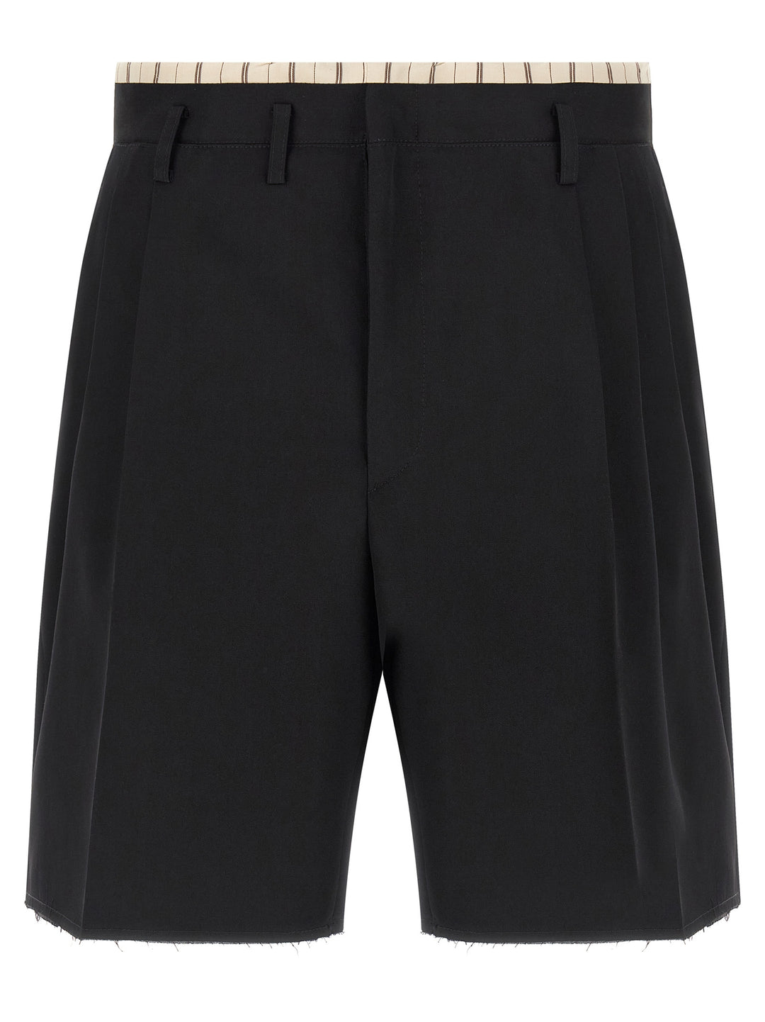 Maison Margiela Lining Insert Bermuda Shorts Bermuda and Short - Black | 2f0f33fe0b6f10cb65eab70efba474cb34958dea