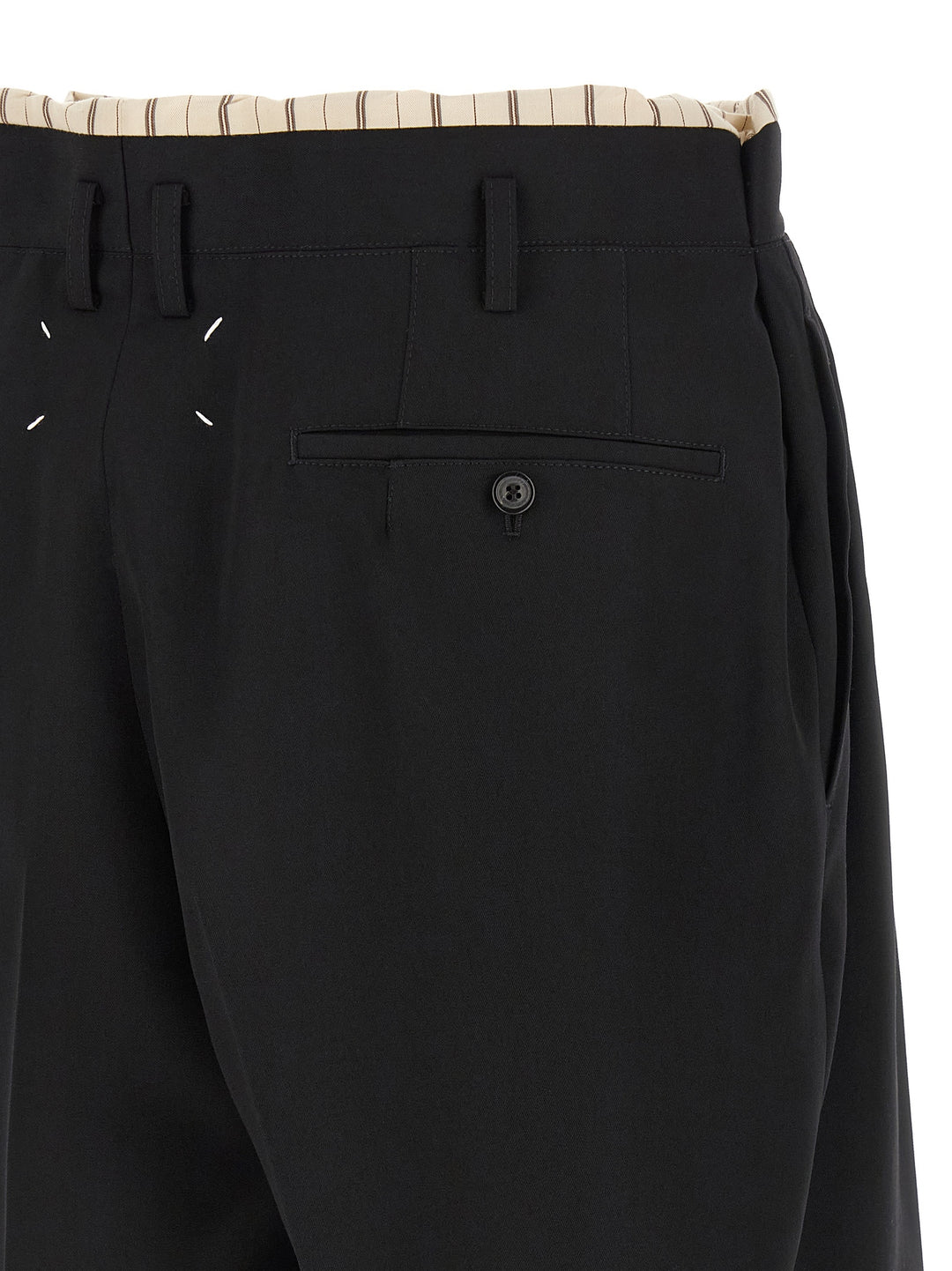 Maison Margiela Lining Insert Bermuda Shorts Bermuda and Short - Black | 2c13099f4107dc147f75e1b50b7f13cfd466a0c4