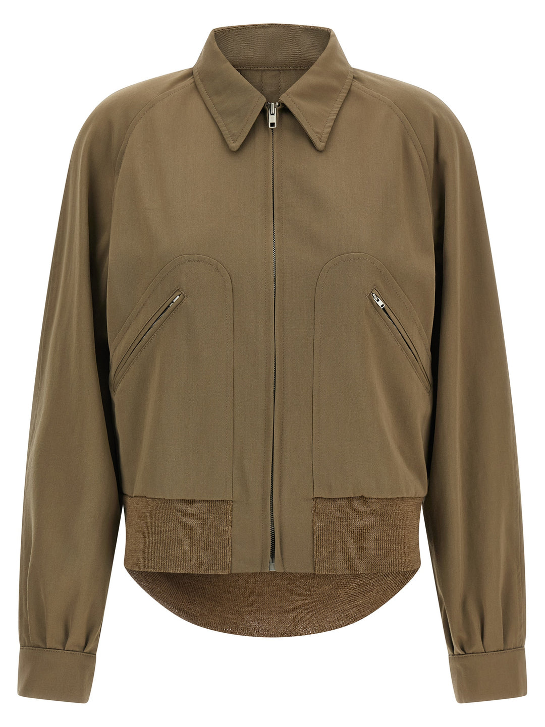Maison Margiela Wool Jacket Puffer Jackets - Brown | 2f70facd069db24ad0a4f58cbab804c5359991bd