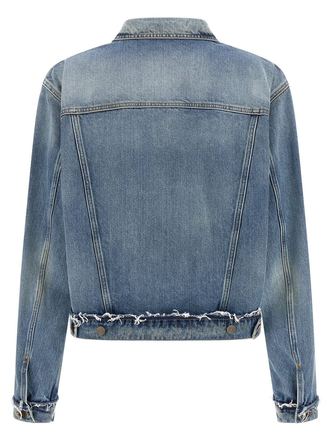 Maison Margiela Denim Jacket Puffer Jackets - Light Blue | dd8d28c02eca15f7175596be6110ab74496f00f3