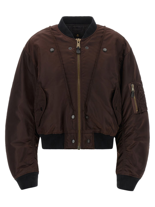 Ma-1 Puffer Jackets Brown