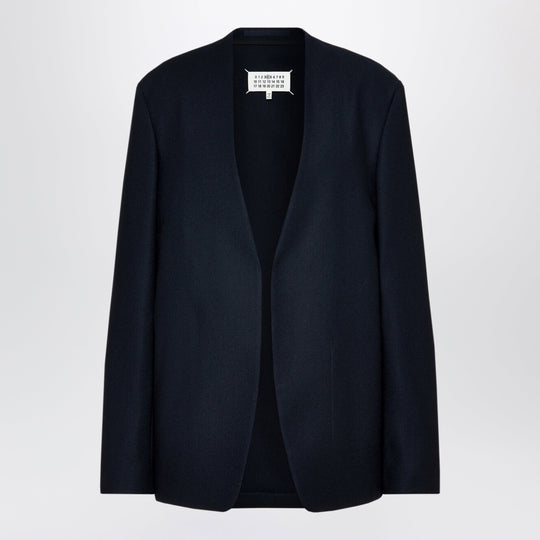 Navy Virgin Wool Jacket