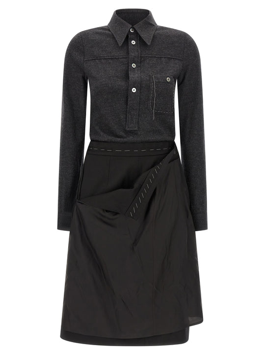 Shirt Dress Dresses Gray