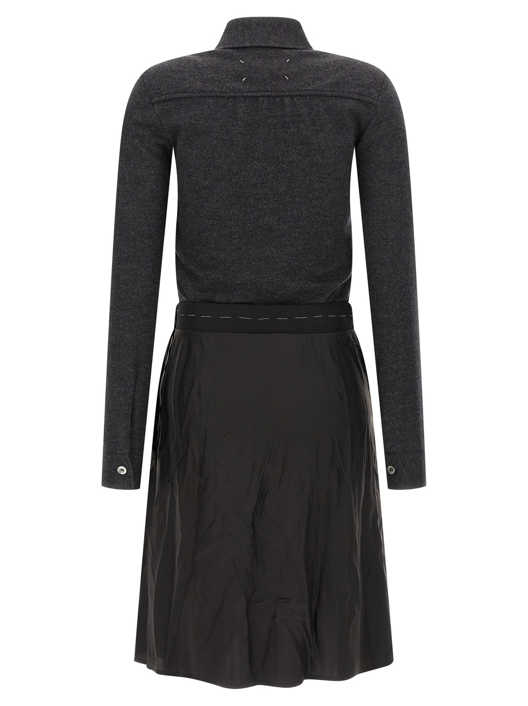 Maison Margiela Shirt Dress Dresses - Gray | d2058ab81869d94bcf26cc77afb19bf719ccbd4d