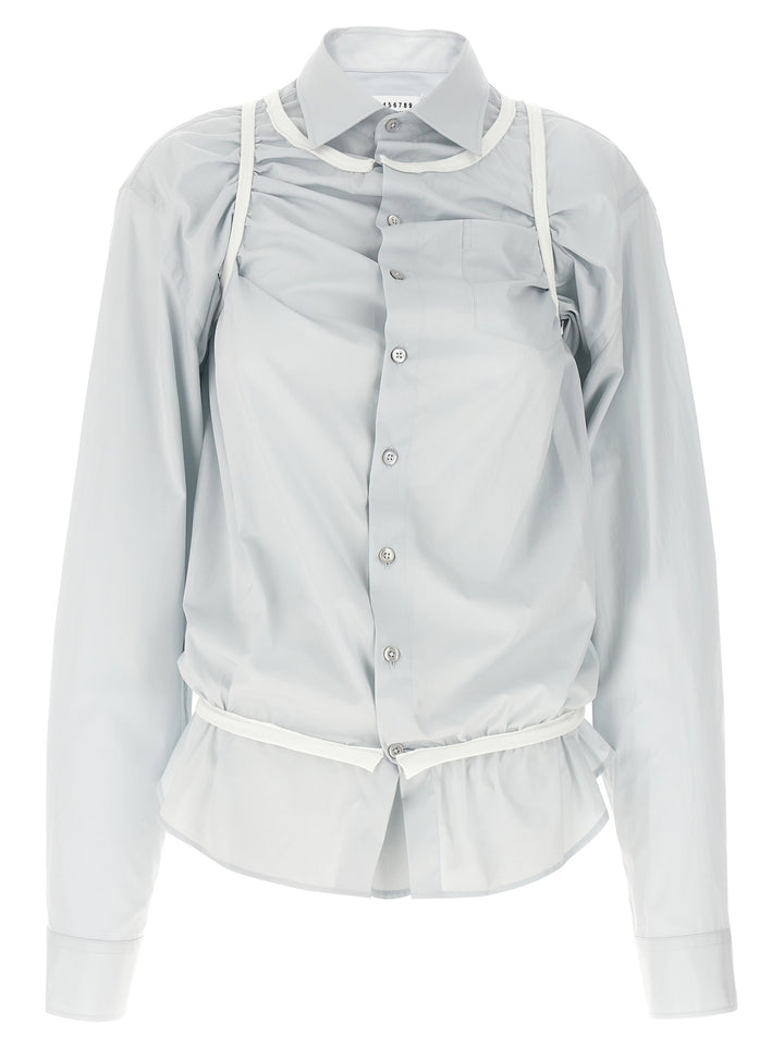 Maison Margiela Layered Shirt Shirt and Blouse - Light Blue | 983c5f6c60cc35fb95c692a0242116be2e15f86a