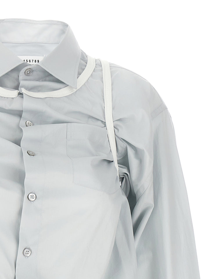 Maison Margiela Layered Shirt Shirt and Blouse - Light Blue | fa8c85eb82e02788e7ad0e86e61fbb08f078fa08