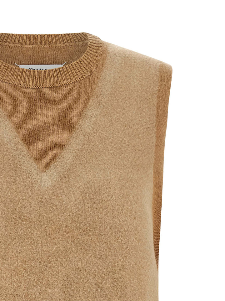 Maison Margiela Memory Of Gilet - Beige | f3bd4c79b49b28e7acb9a7aa540cedc117e87cf7