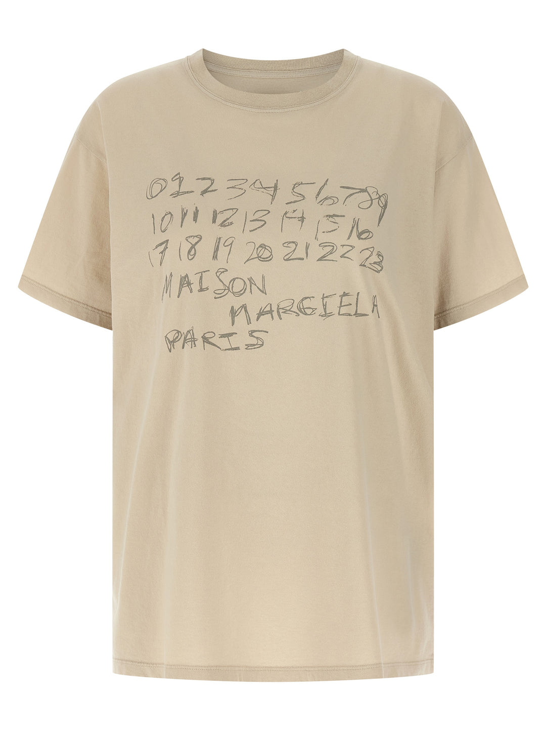 Maison Margiela Printed T-shirt - Beige | 634ba2c9588399573e24f45e97211ac6ce423dd0