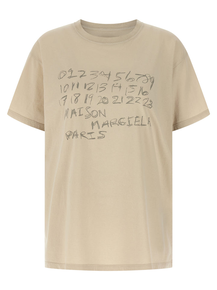 Maison Margiela Printed T-shirt - Beige | 634ba2c9588399573e24f45e97211ac6ce423dd0
