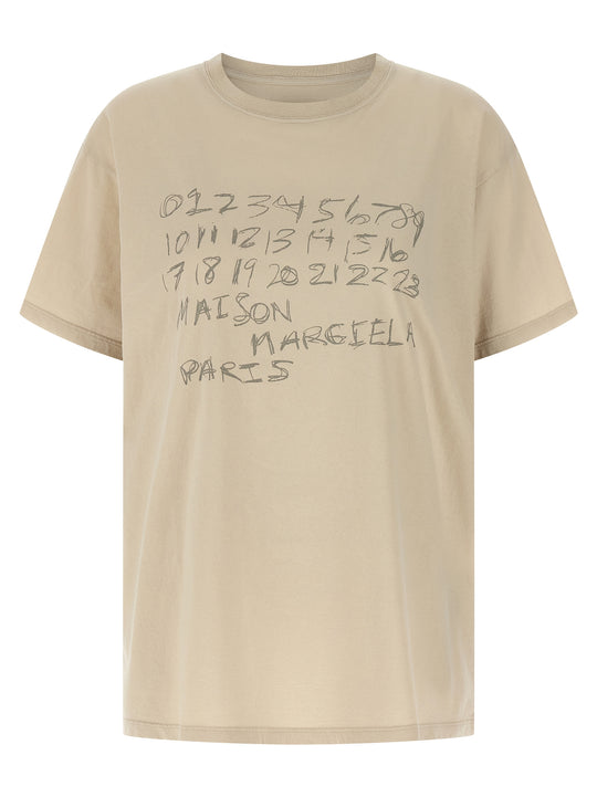Printed T-Shirt Beige