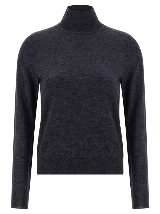Wool Turtleneck Sweater Sweaters And Cardigans Blue