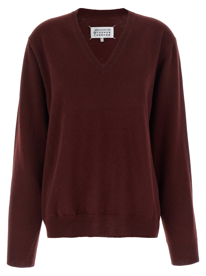 Maison Margiela Four Stitches Sweaters and Cardigans - Bordeaux | 67d230d9977d3298ba10f2020c8ebf4a530e0dc9