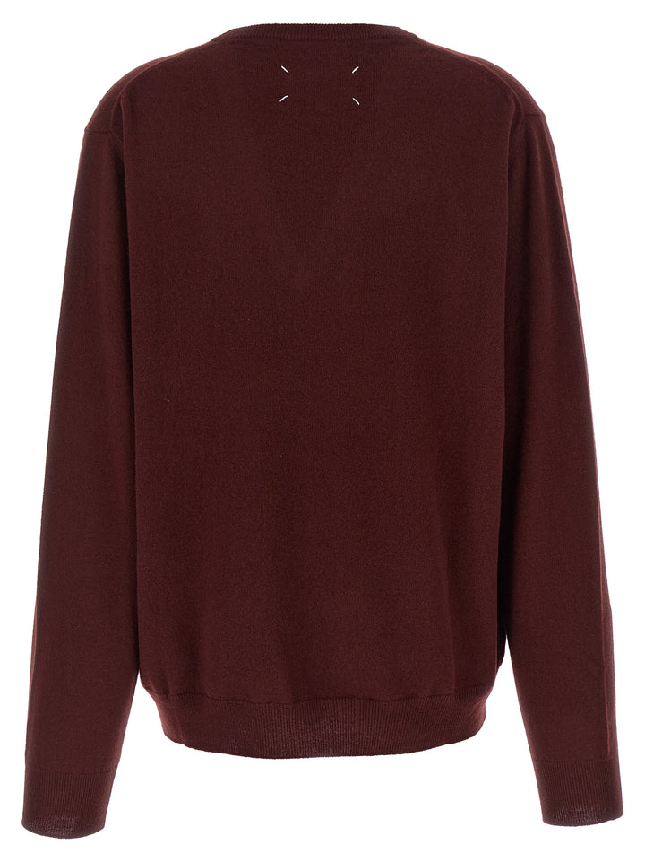 Maison Margiela Four Stitches Sweaters and Cardigans - Bordeaux | 94615b2ee345493974cc135b66e676dde8f2d552