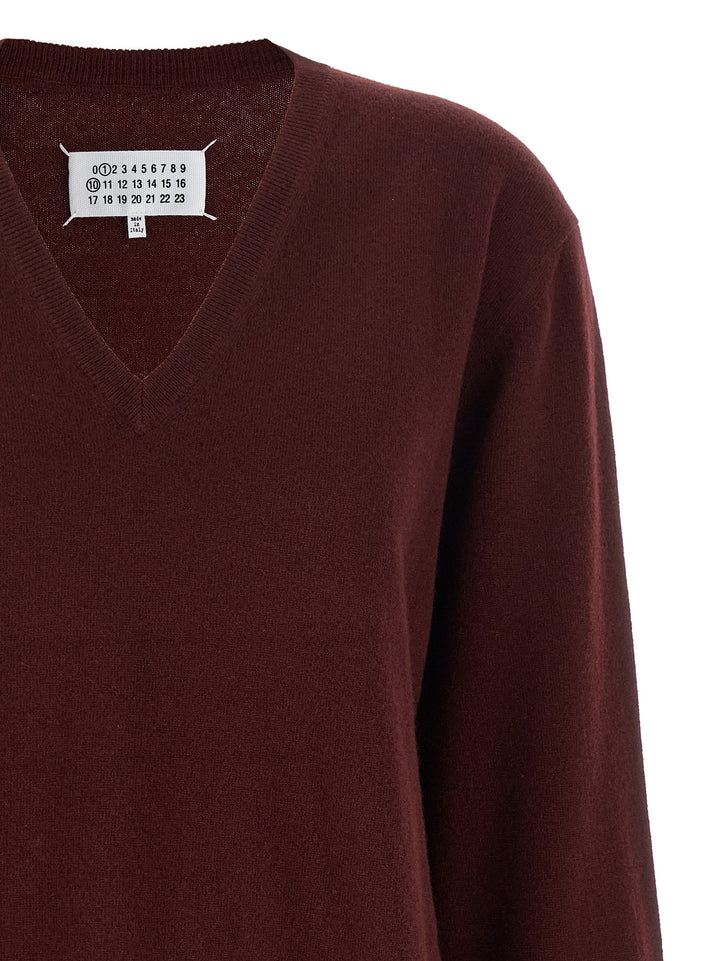 Maison Margiela Four Stitches Sweaters and Cardigans - Bordeaux | 8d2012f173960f5c492930e7fd197890e4f6e524