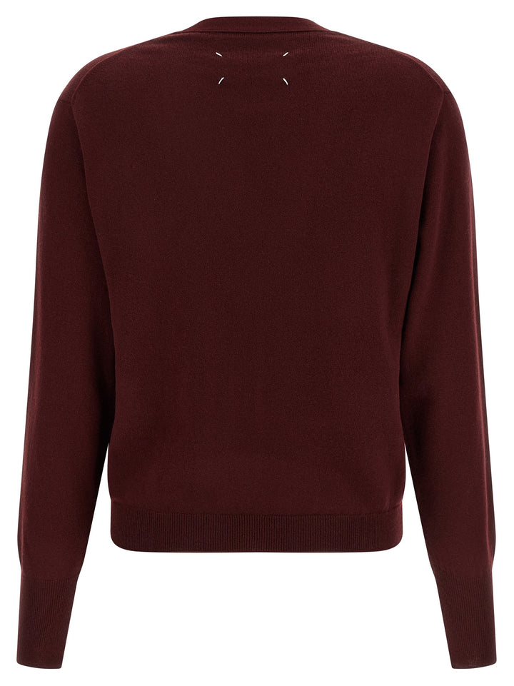 Maison Margiela Four Stitches Sweaters and Cardigans - Bordeaux | ffe6bf0ddcde3f3d6f950e75bda9e6c58266b1d7