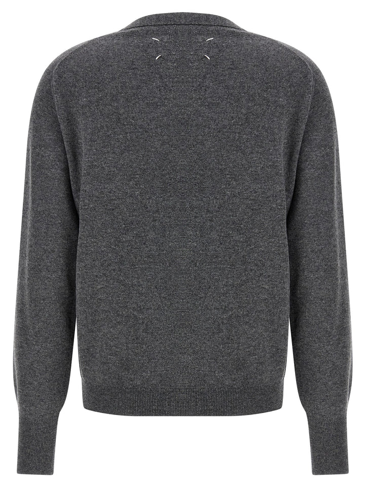 Maison Margiela Four Stitches Sweaters and Cardigans - Gray | f7b31e8d58ca6235f5c33b0fef36d392707b49dc