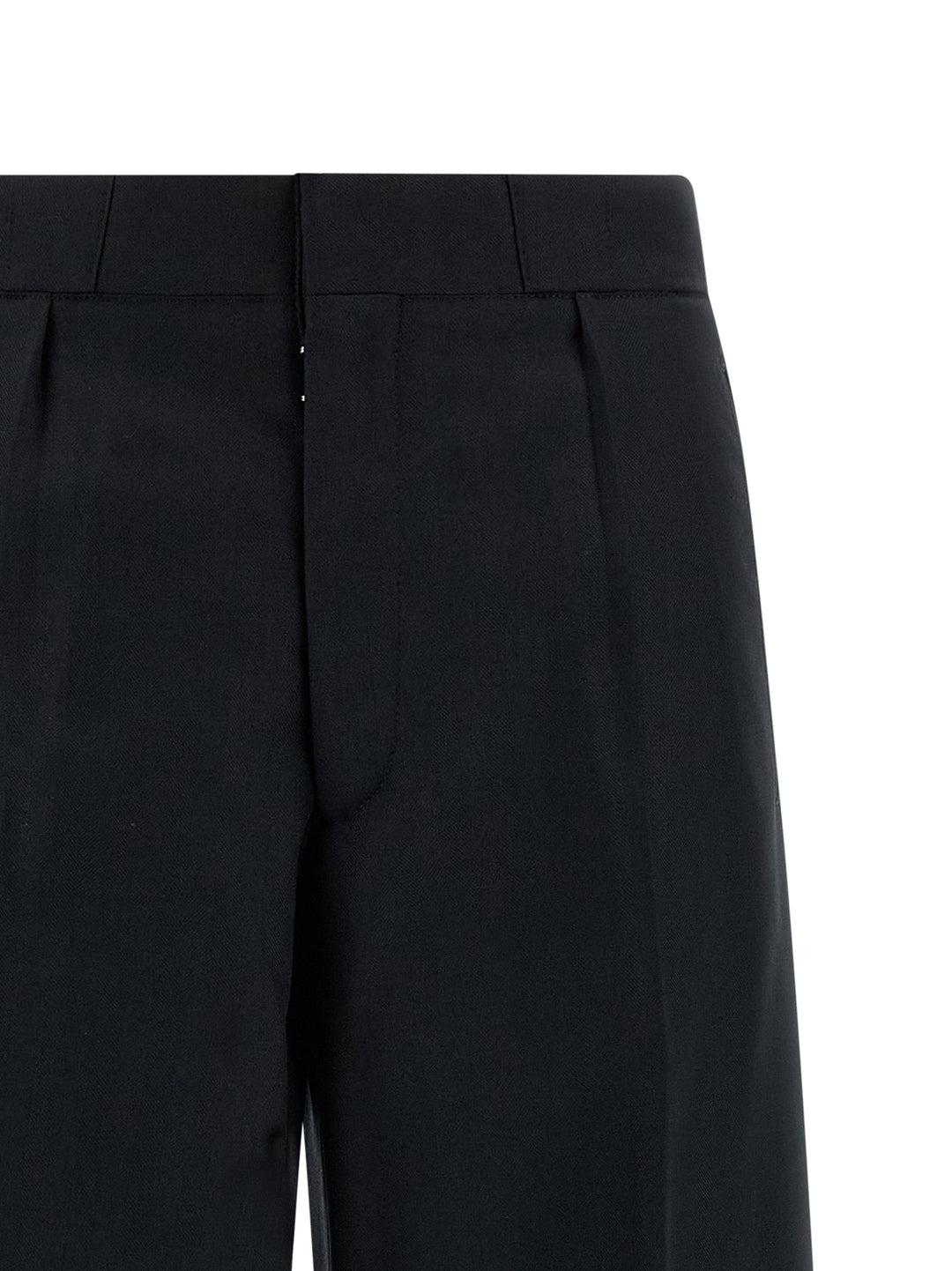 Maison Margiela Herringbone Trousers Pants - Black | 3766a73304cf7c7ba6b5c67656fb0c0fa37ebeb9